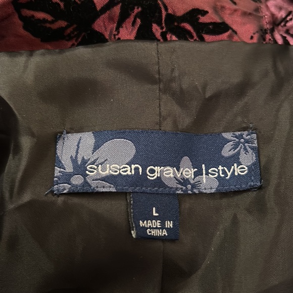 Susan Graver Jacket Sz Large - Picture 11 of 14